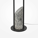 Напольный торшер светодионый черный Lumen Duo варинант исполнения - 4 | Loft Concept в Санкт-петербурге