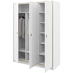 Шкаф белый трёхдверный для одежды Antique Order варинант исполнения - 2 | Loft Concept в Санкт-петербурге