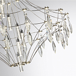 Люстра подвесная из металла с прозрачными подвесками из хрусталя Quasar 93 варинант исполнения - 10 | Loft Concept в Санкт-петербурге