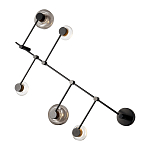 Бра с 5-ю плафонами разного диаметра и цвета Polyhedron варинант исполнения - 1 | Loft Concept в Санкт-петербурге