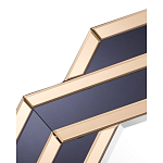 Зеркало восьмиугольное в черно-золотистой раме Pairing варинант исполнения - 2 | Loft Concept в Санкт-петербурге