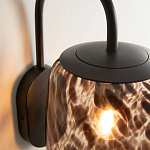 Бра с плафоном из янтарного стекла Amber Olmos Wall Lamp варинант исполнения - 4 | Loft Concept в Санкт-петербурге