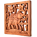 Панно из дерева слов и цветы Panel With Animals варинант исполнения - 2 | Loft Concept в Санкт-петербурге