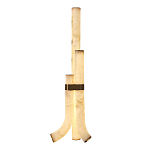 Торшер геометрический с тремя мраморными плафонами Marble Tripod варинант исполнения - 2 | Loft Concept в Санкт-петербурге