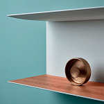 Дизайнерская подвесная полка Gio Ponti D.355.1 - D.355.2 Hanging Bookcase варинант исполнения - 2 | Loft Concept в Санкт-петербурге