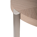 Столик журнальный с низкой круглой столешницей Wood Grain варинант исполнения - 4 | Loft Concept в Санкт-петербурге