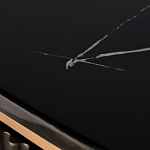 Комод черный округлой формы с рельефным фасадом Black Cut варинант исполнения - 6 | Loft Concept в Санкт-петербурге