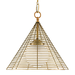 Подвесной светильник в форме конуса с фактурным абажуром Flawless Form варинант исполнения - 1 | Loft Concept в Санкт-петербурге