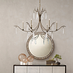 Люстра с прозрачными каплевидными подвесками Elegant Thin Chandelier варинант исполнения - 2 | Loft Concept в Санкт-петербурге