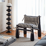 Кресло черно-белое со съемными подушками Celebrity варинант исполнения - 7 | Loft Concept в Санкт-петербурге