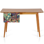 Письменный стол с принтом на ящиках Elise Desk варинант исполнения - 9 | Loft Concept в Санкт-петербурге