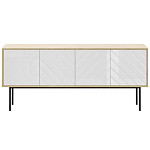 Длинная тумба с зеркальным декором Serena варинант исполнения - 8 | Loft Concept в Санкт-петербурге