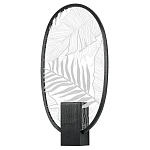 Бра с гравировкой на акриловом плафоне Gravyura Black варинант исполнения - 1 | Loft Concept в Санкт-петербурге