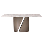 Стол обеденный керамический серый Servorios варинант исполнения - 1 | Loft Concept в Санкт-петербурге