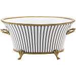 Кашпо Black white stripe варинант исполнения - 1 | Loft Concept в Санкт-петербурге