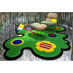 Дизайнерский ковер с цветами Poltronova Tappeto Prato Rug варинант исполнения - 9 | Loft Concept в Санкт-петербурге