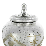 Ваза из стекла с крышкой и декоративными узорами Chinoiserie Ceramics варинант исполнения - 2 | Loft Concept в Санкт-петербурге