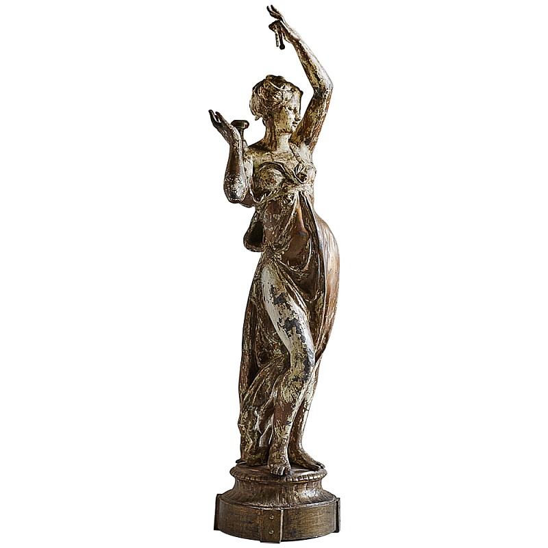 Большая антикварная статуя Antique Woman Statue Коричневый Бежевый в Санкт-петербурге | Loft Concept 