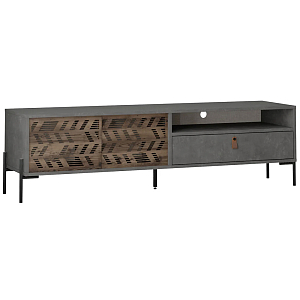 ТВ-тумба с раздвижными дверцами Mallin Metal TV Stand
