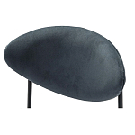 Стул металлический с мягкой спинкой и сиденьем из велюра Alfie Chair варинант исполнения - 6 | Loft Concept в Санкт-петербурге