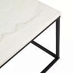 Журнальный столик прямоугольный White Marble Surface варинант исполнения - 4 | Loft Concept в Санкт-петербурге