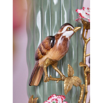 Ваза с птицами и цветами из фарфора с бронзовыми элементами Garden of Eden варинант исполнения - 6 | Loft Concept в Санкт-петербурге