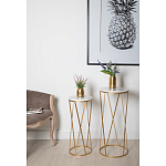 Столик дизайнерский Beige marble варинант исполнения - 2 | Loft Concept в Санкт-петербурге