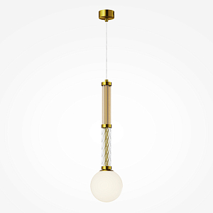 Подвесной светильник со стеклянными вставками Helios