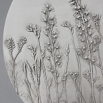 Панно Серые цветы варинант исполнения - 3 | Loft Concept в Санкт-петербурге