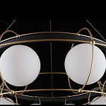 Люстра подвесная круглая с белыми плафонами Martin варинант исполнения - 5 | Loft Concept в Санкт-петербурге