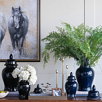 Ваза с крышкой однотонная Высота 48 см Chinoiserie Ceramics варинант исполнения - 4 | Loft Concept в Санкт-петербурге