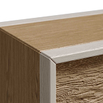 Комод 8 ящиков с подсветкой на рельефном фасаде Warm Industrial варинант исполнения - 3 | Loft Concept в Санкт-петербурге