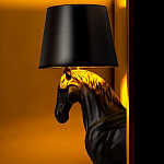 Horse Statue Floor Lamp Большой светильник Черная Лошадь варинант исполнения - 5 | Loft Concept в Санкт-петербурге