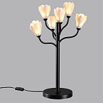 Настольная лампа с ветвями и белыми фарфоровыми цветами Floralis варинант исполнения - 4 | Loft Concept в Санкт-петербурге