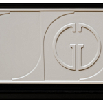 Тумбочка прикроватная с ящиком черно-серого цвета Noble Nightstand варинант исполнения - 4 | Loft Concept в Санкт-петербурге