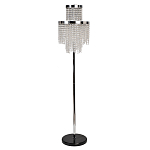 Торшер Хром с каскадом сияющих кристаллов Shining Waterfall варинант исполнения - 1 | Loft Concept в Санкт-петербурге