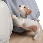 Статуэтка фарфоровая Девочки с собачками Charming Statuette варинант исполнения - 2 | Loft Concept в Санкт-петербурге