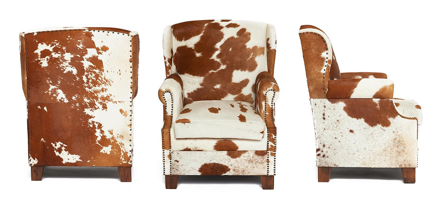Кресло Cowhide Armchair - Loft-Concept в Санкт-петербурге