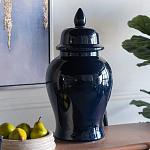 Ваза с крышкой однотонная Высота 48 см Chinoiserie Ceramics варинант исполнения - 3 | Loft Concept в Санкт-петербурге