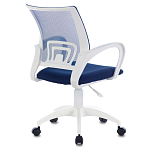 Офисное кресло с основанием из белого пластика Desk chairs Blue варинант исполнения - 2 | Loft Concept в Санкт-петербурге