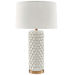 Настольная лампа покрытая лепестками белых цветов Fancy Calla Lily варинант исполнения - 2 | Loft Concept в Санкт-петербурге