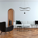 Подвесной светильник волнообразной формы LED 35W 3000K Infinity варинант исполнения - 3 | Loft Concept в Санкт-петербурге