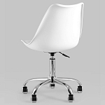 Офисный стул на металлическом основании EGGERY White пластик варинант исполнения - 4 | Loft Concept в Санкт-петербурге