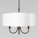 Люстра с белым текстильным абажуром Vitorino  варинант исполнения - 1 | Loft Concept в Санкт-петербурге