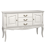 Консоль белая из массива бука с ящиками в стиле прованс White Provence варинант исполнения - 2 | Loft Concept в Санкт-петербурге