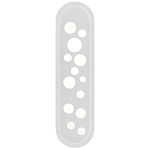 Бра белое овальной формы White Holes варинант исполнения - 2 | Loft Concept в Санкт-петербурге