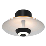 Бра с круглым белым плафоном и черной центральной деталью Natural Harmonie  варинант исполнения - 1 | Loft Concept в Санкт-петербурге