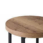 Стол журнальный круглый в стиле лофт Urban Style Space варинант исполнения - 2 | Loft Concept в Санкт-петербурге