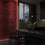 Гипсовая 3D панель с принтографией PM-40 варинант исполнения - 1 | Loft Concept в Санкт-петербурге