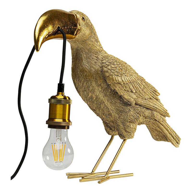 Настольная лампа Золотой Тукан Золотой в Санкт-петербурге | Loft Concept 